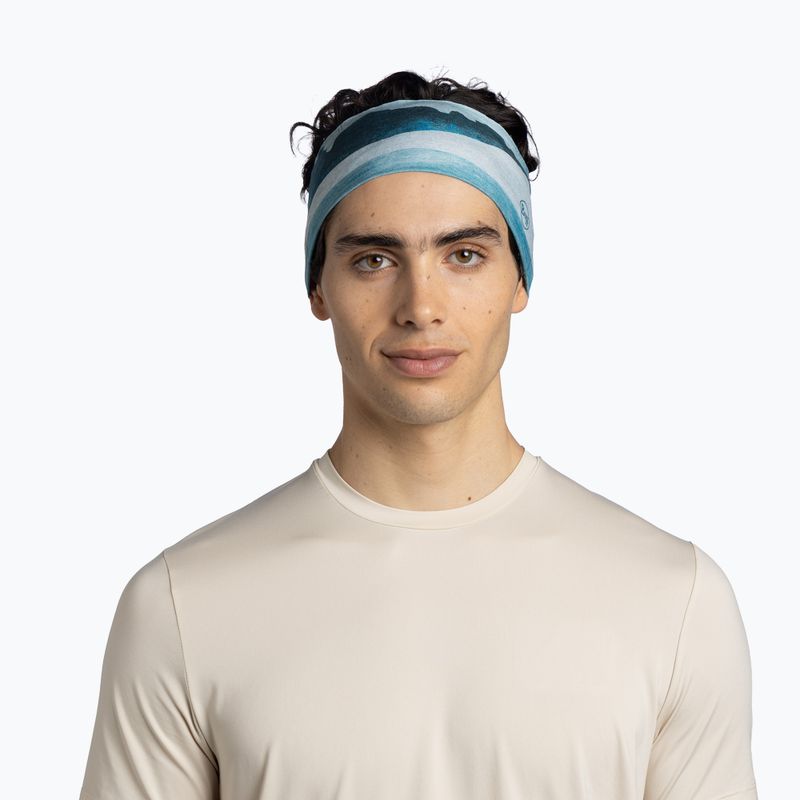 Galvos juosta BUFF CoolNet UV Wide alert teal 2
