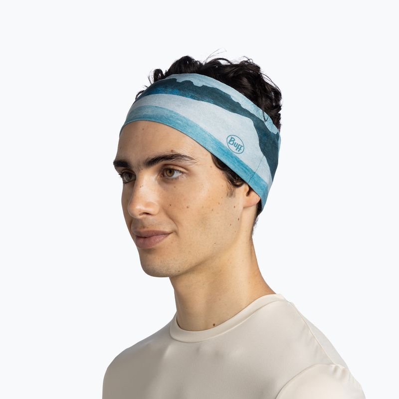 Galvos juosta BUFF CoolNet UV Wide alert teal 3