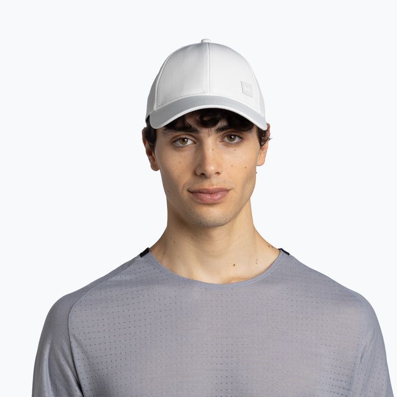 Kepurė su snapeliu Buff Summit solid white 3
