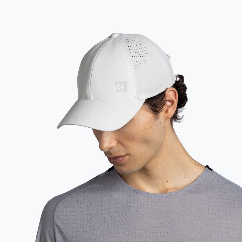 Kepurė su snapeliu Buff Summit solid white 4