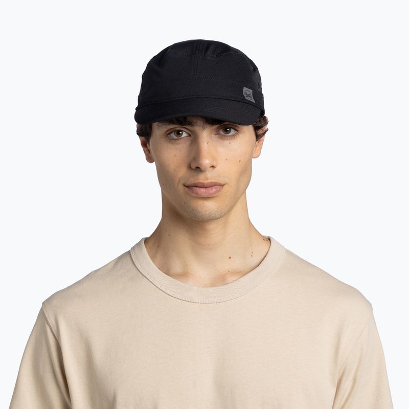 Kepurė su snapeliu BUFF Military solid black 3