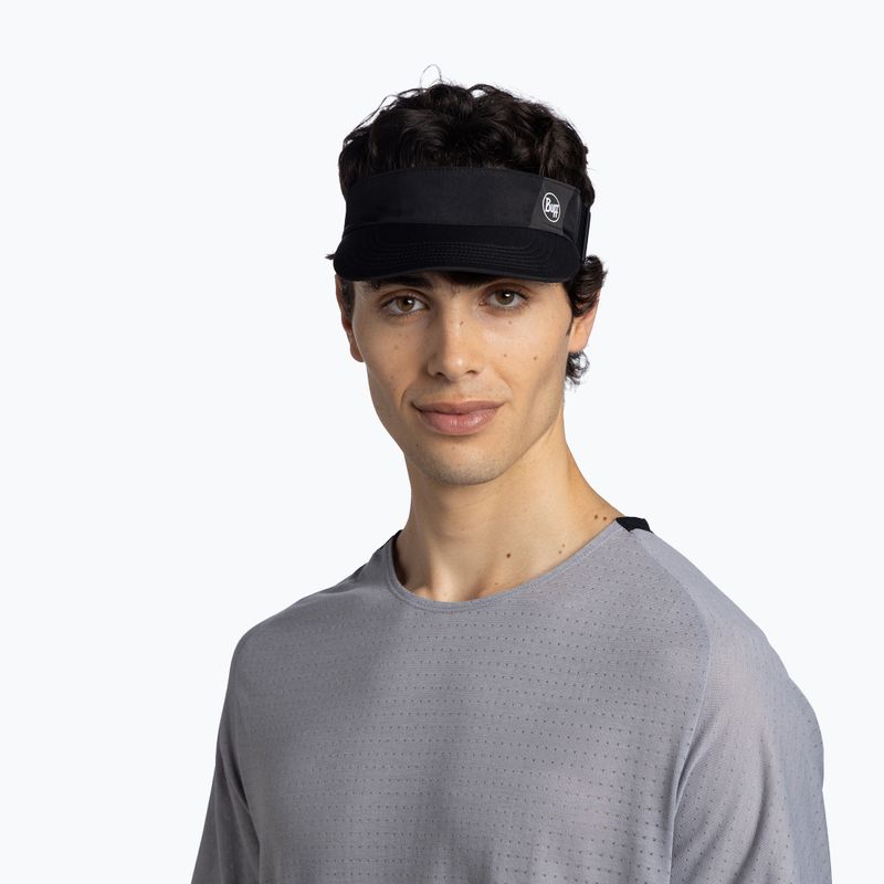 Bėgimo kepuraitė su snapeliu BUFF Speed solid black 3