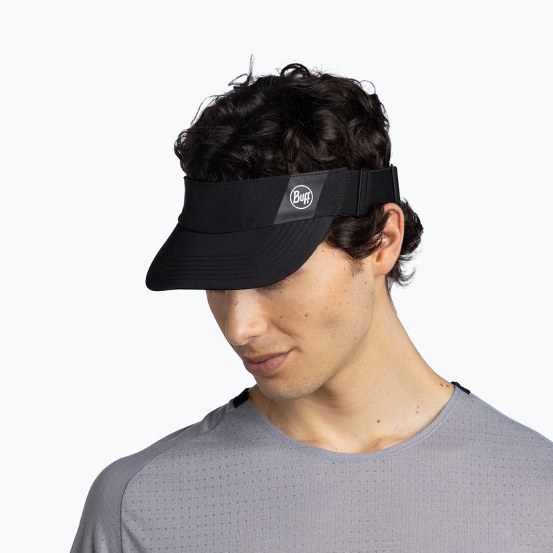 Bėgimo kepuraitė su snapeliu BUFF Speed solid black 4