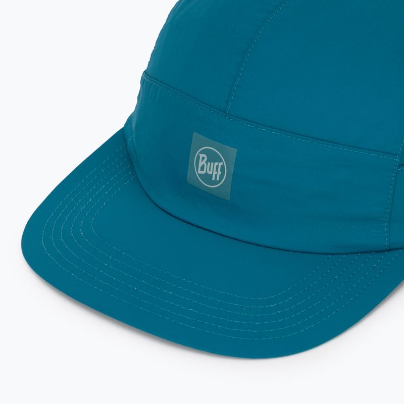 Kepurė su snapeliu BUFF Speed solid teal 3