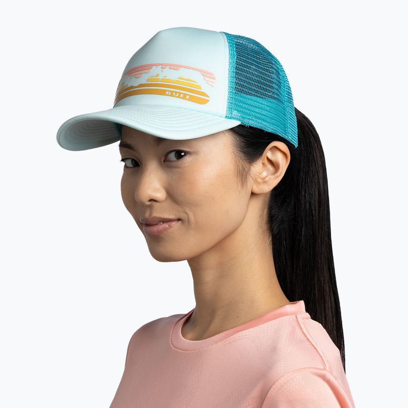 Kepurė su snapeliu BUFF Trucker chara mint 5