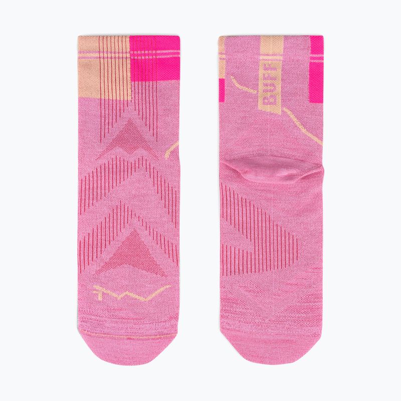 Kojinės BUFF CoolNet Quarter pink 2