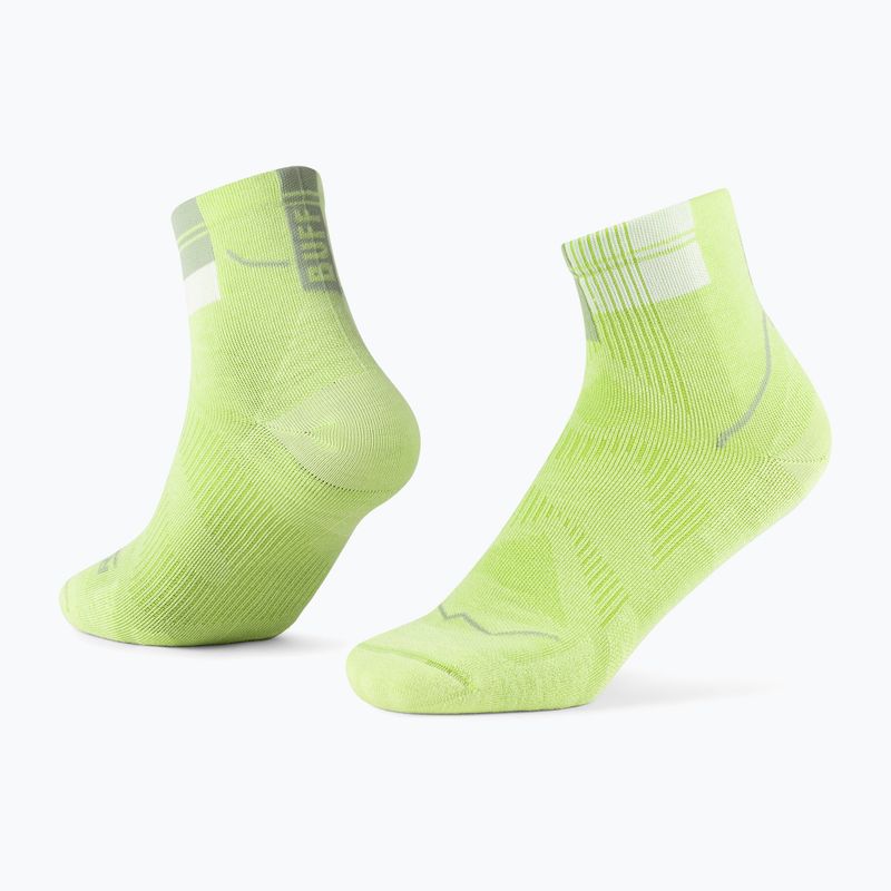 Kojinės BUFF CoolNet Quarter lime 3