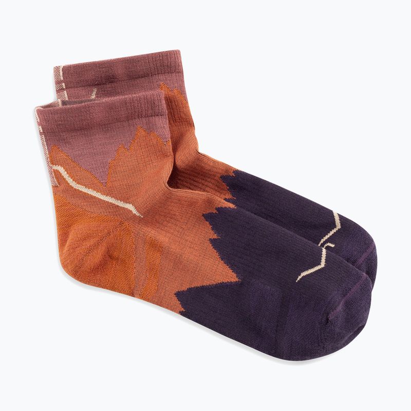 Kojinės BUFF Merino Lightweight Quarter LWQ3 ginger 2