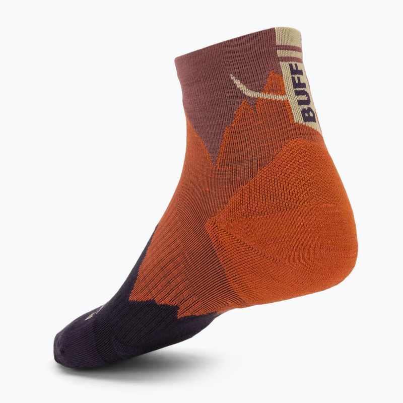 Kojinės BUFF Merino Lightweight Quarter LWQ3 ginger 2