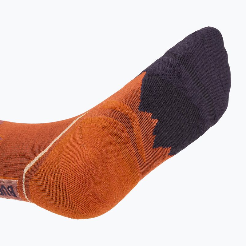 Kojinės BUFF Merino Lightweight Crew LWC3 imbiero spalvos 4