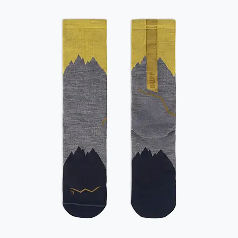 Kojinės BUFF Merino Lightweight Crew LWC3 pilkos 6
