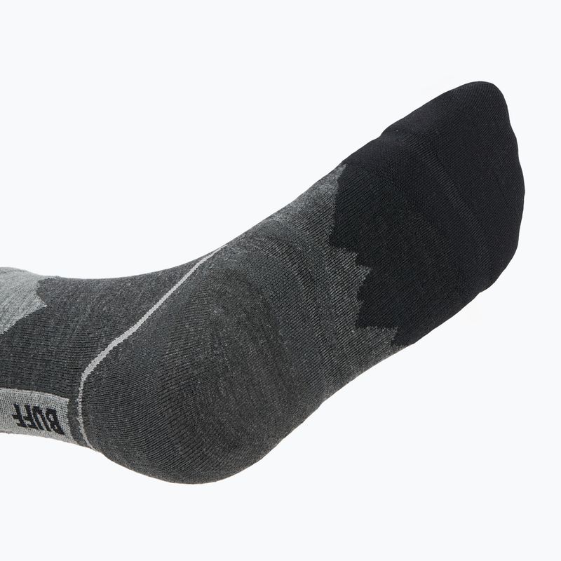 Kojinės BUFF Merino Lightweight Crew LWC3 juodos 4