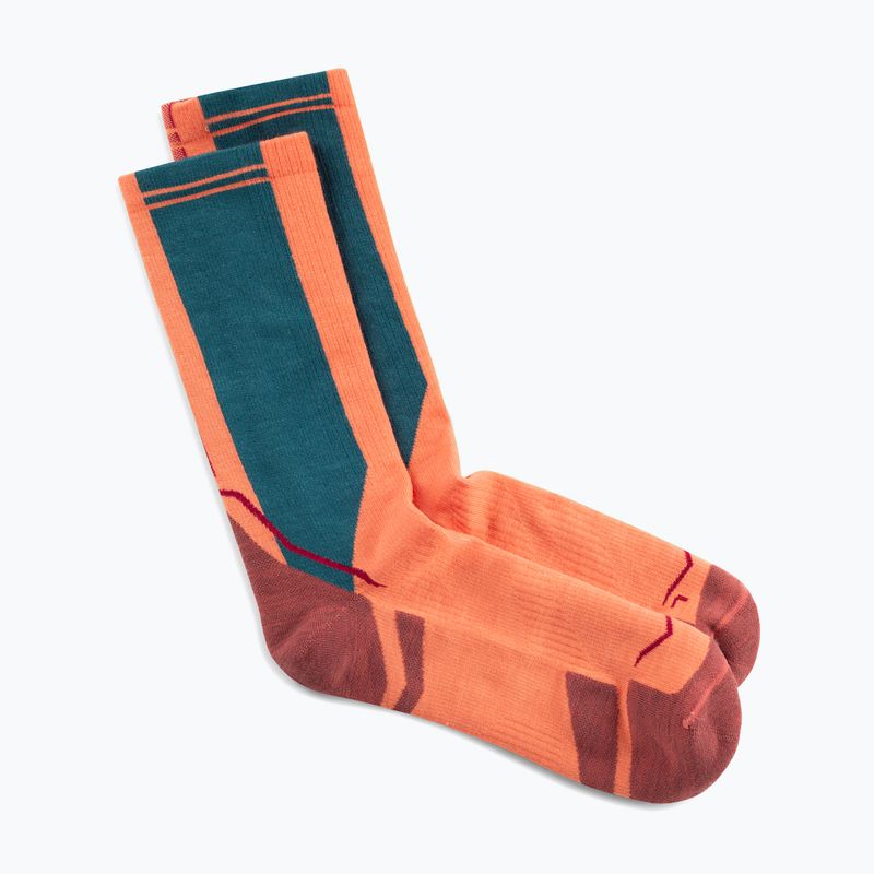 Kojinės BUFF Merino Lightweight Crew LWC4 flamingo 2