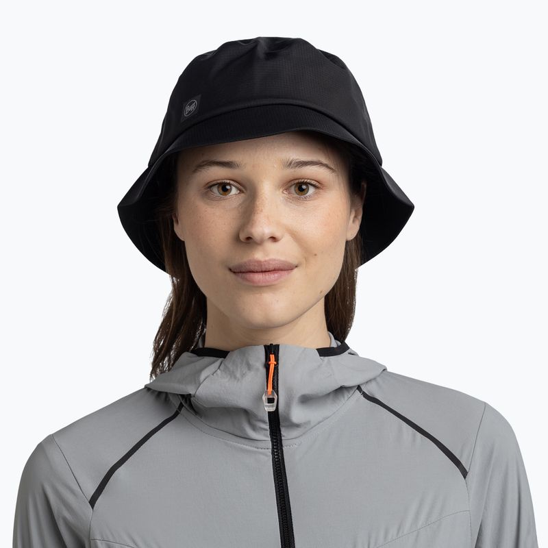 Skrybėlė BUFF Rain Bucket solid black 4