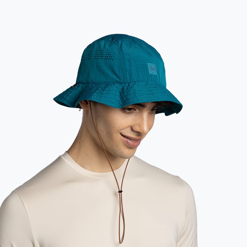Skrybėlė BUFF Go Bucket solid teal 5