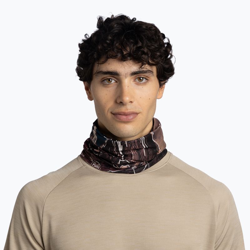 Daugiafunkcinė skarelė BUFF Coolnet UV Insect Shield Solid teory multi 3