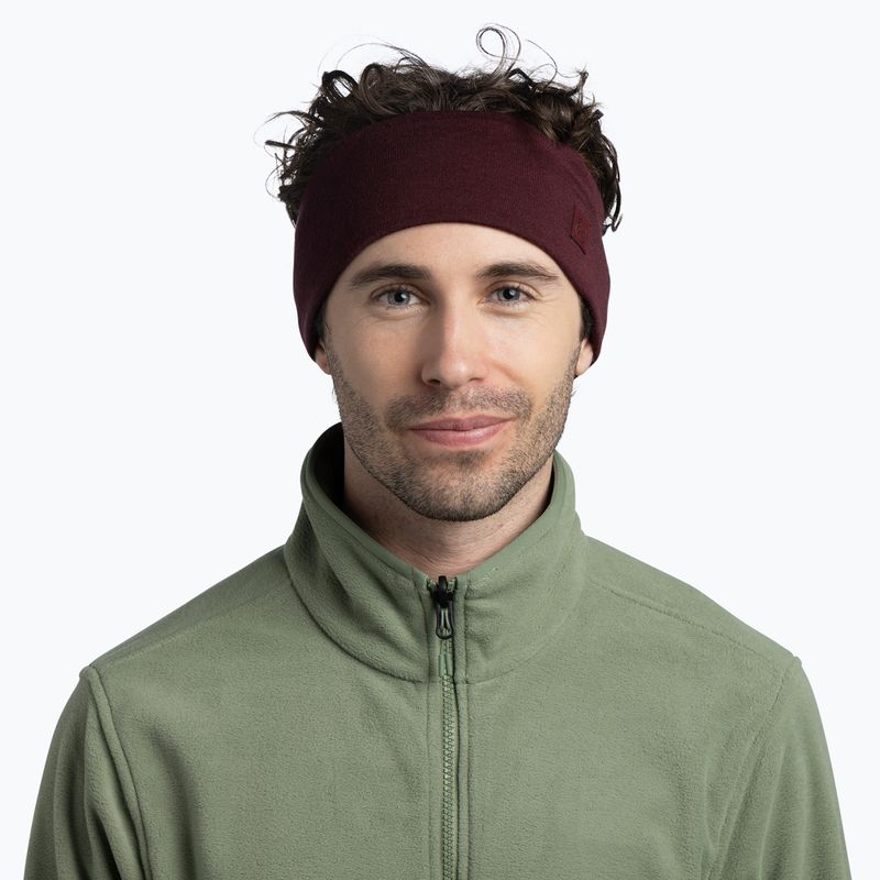Lankelis galvai BUFF Merino Wide garnet 2