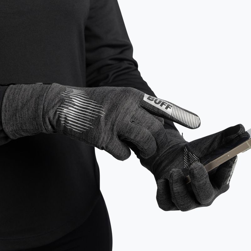 Pirštinės BUFF DryFlx black 7