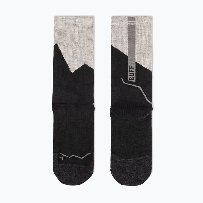 Kojinės BUFF Midweight Crew black 3