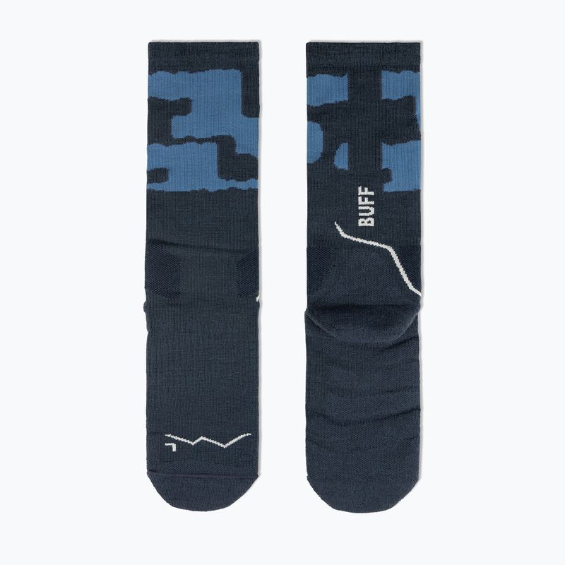Kojinės BUFF Midweight Crew night blue 3