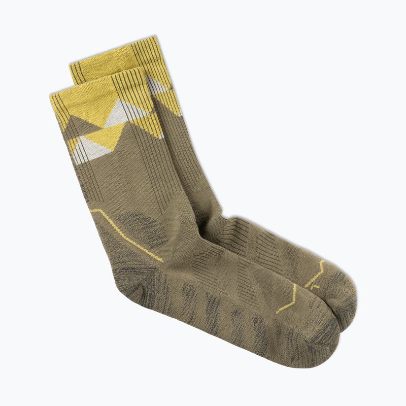 Kojinės BUFF Thermomet Crew olive green 2