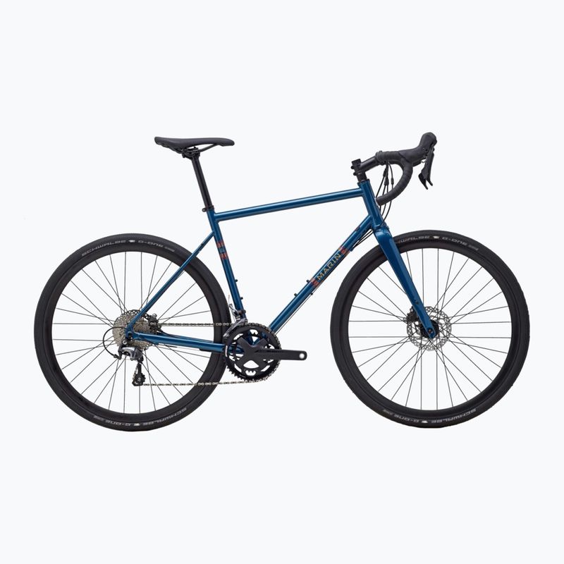 Marin Nicasio 2 satin blue/green/orange gravel bike 6