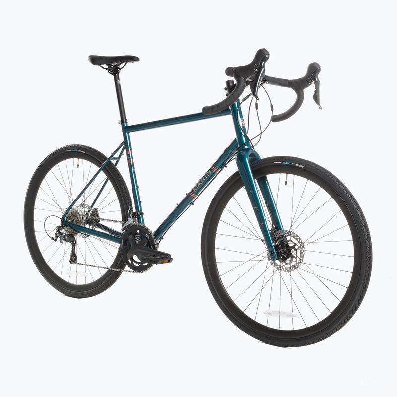 Marin Nicasio 2 satin blue/green/orange gravel bike 2