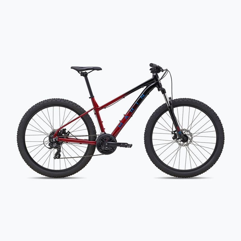 Marin Wildcat Trail 1 27.5 blizgus bordo/juoda/juodos spalvos moteriškas kalnų dviratis