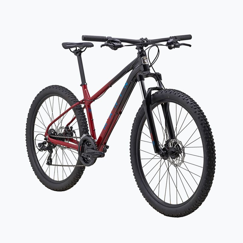 Marin Wildcat Trail 1 27.5 blizgus bordo/juoda/juodos spalvos moteriškas kalnų dviratis 2
