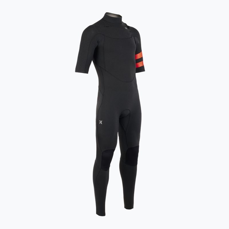 Vyriškas "Hurley Plus 2/2 mm Fullsuit" juodas/grafitinis maudymosi kostiumėlis