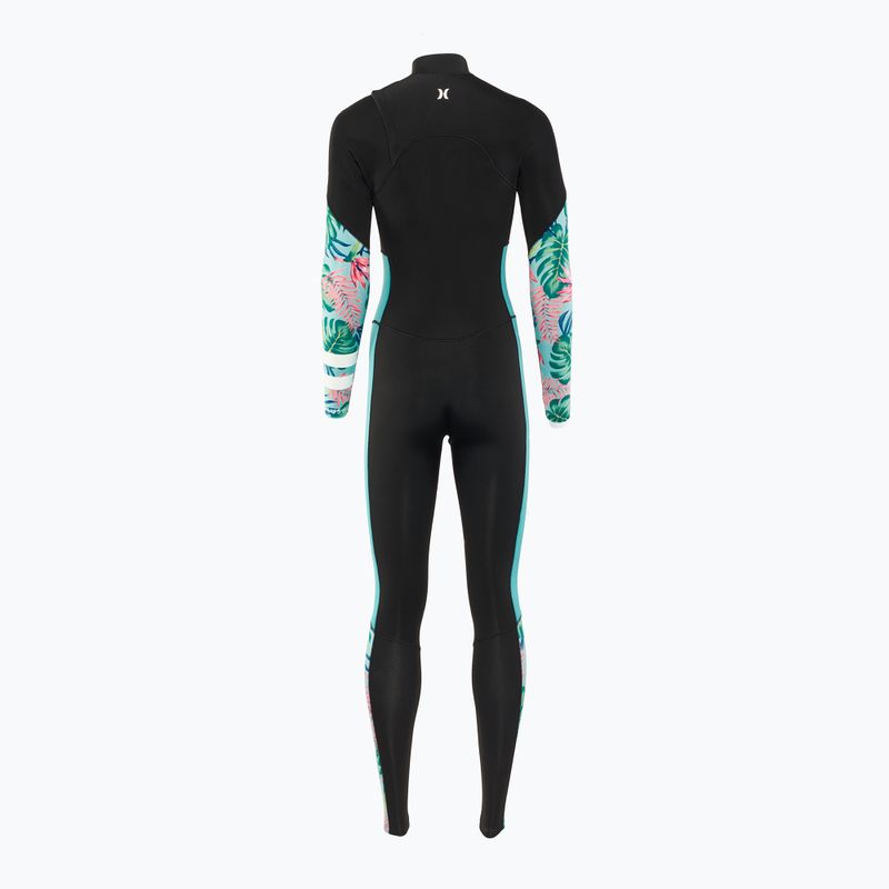 Moteriškas "Hurley Plus" spausdintas 4/3 mm "Fullsuit" maudymosi kostiumas "java tropical 2