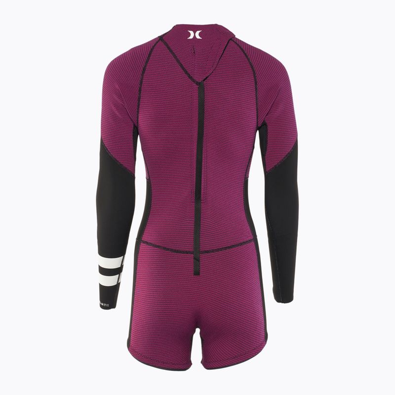 Hurley Advant Shorty Texture 2/2 mm Springsuit avietinis moteriškas hidrokostiumas 2