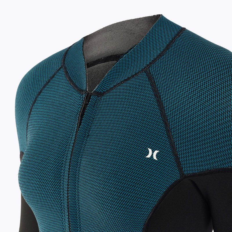 Hurley Advant Texture 2/2 mm Springsuit moteriškas hidrokostiumas black/skyblue 4