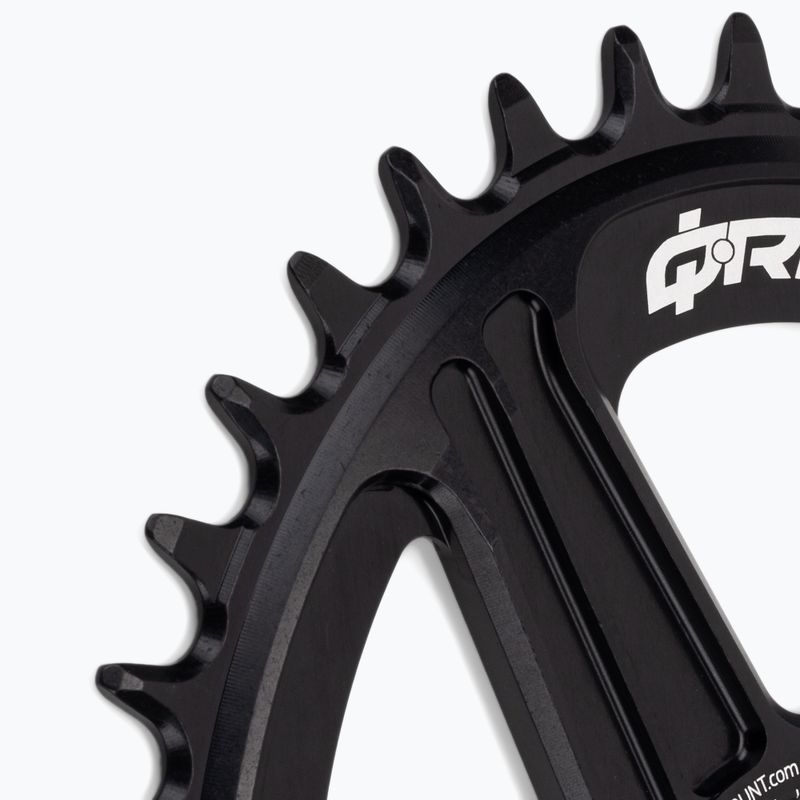 Žvaigždė Rotor Q Rings Dm Oval Chainring MTB 38T juoda 3