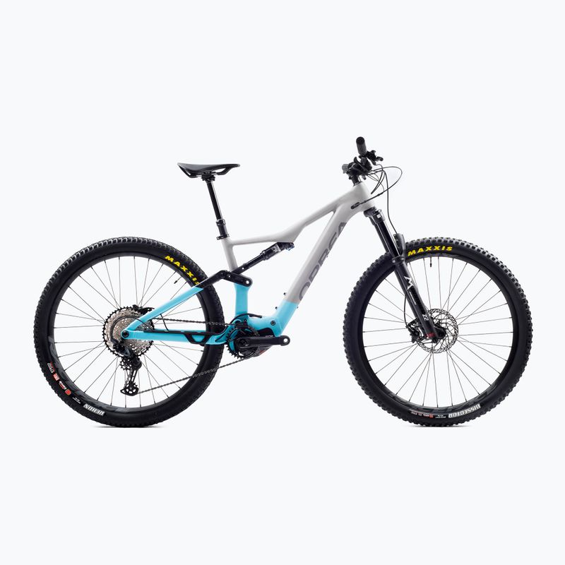 Orbea Rise H30 540Wh pilkai mėlynas elektrinis dviratis M35517VN