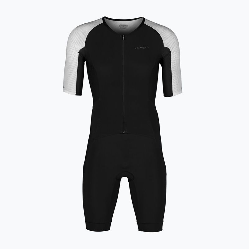 Vyriškas Orca Athlex Aerosuit triatlono kostiumas juodai baltas MP115400