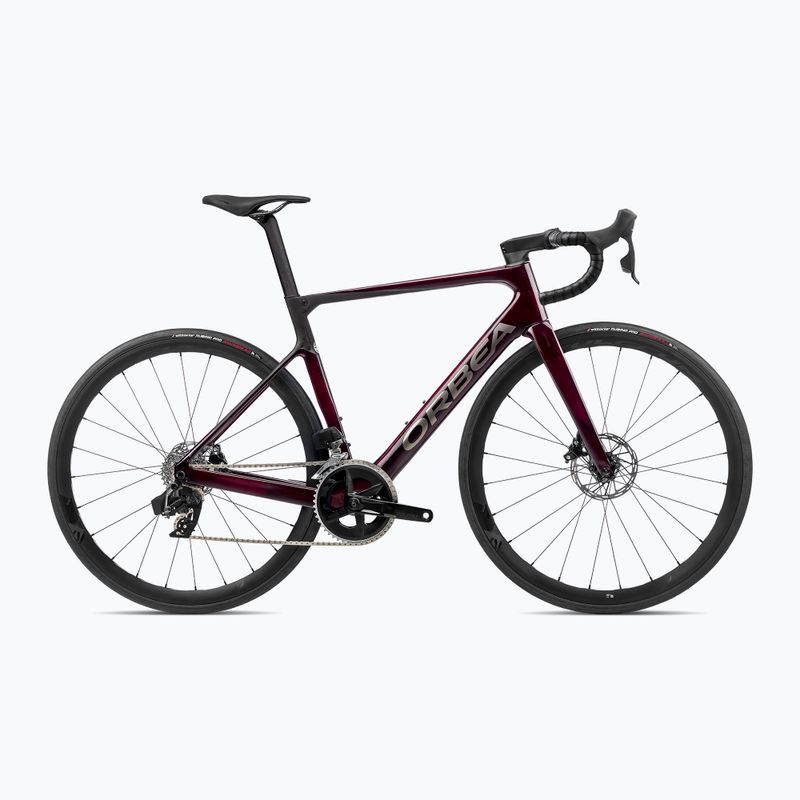 Plento dviratis Orbea Orca M31e LTD 2023 red wine/carbon raw