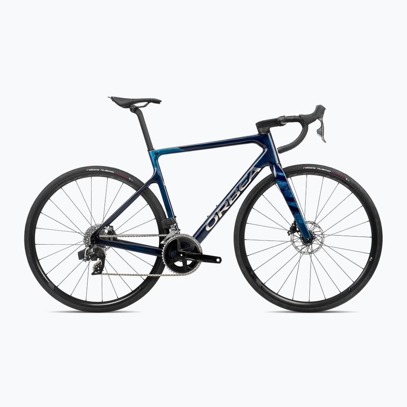 Plento dviratis Orbea Orca M31e Team 2023 blue carbon view/titan