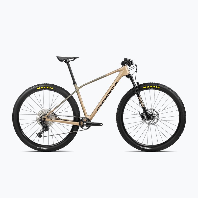 Orbea Alma M50 2023 kalnų dviratis baobabo rudos/žalios aukso spalvos
