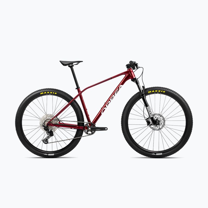 "Orbea Alma H20 2023 metallic dark red/chic white" kalnų dviratis