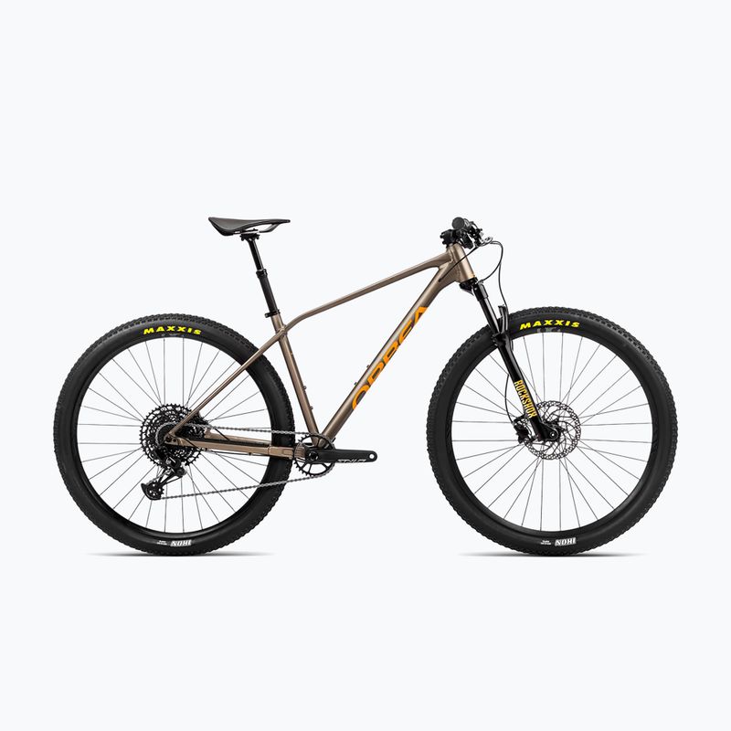 Orbea Alma H10 Eagle 2023 taupe brown/mango kalnų dviratis