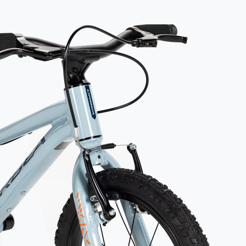 Vaikiškas dviratis Orbea MX 16 2023 bluish grey/bright red 4