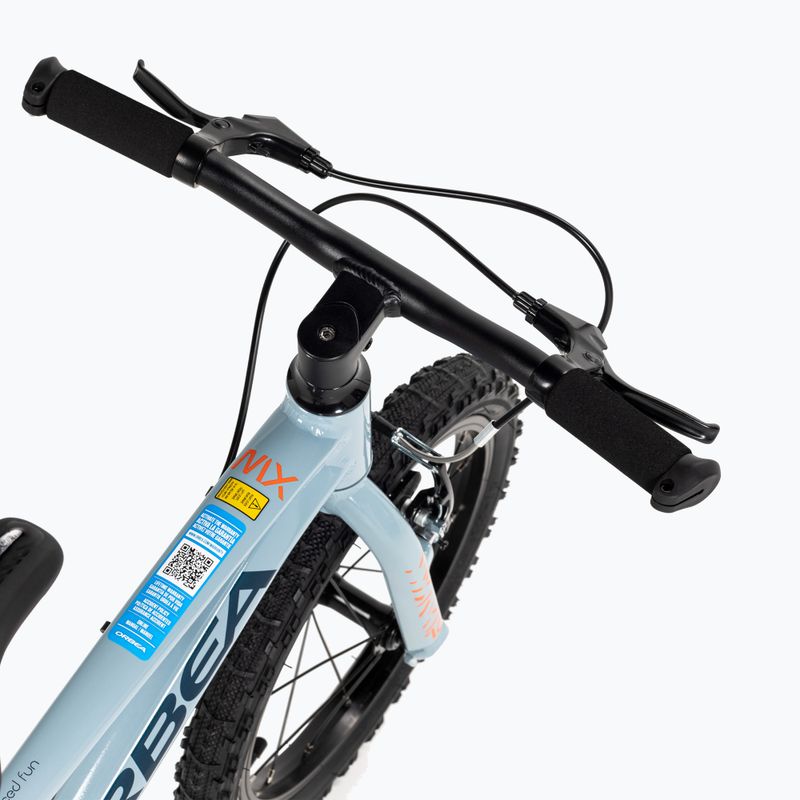 Vaikiškas dviratis Orbea MX 16 2023 bluish grey/bright red 6