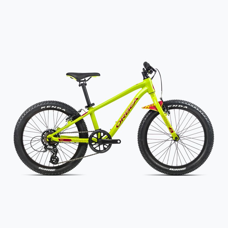 Vaikiškas dviratis Orbea MX 20 Dirt 2023 lime green/watermelon red
