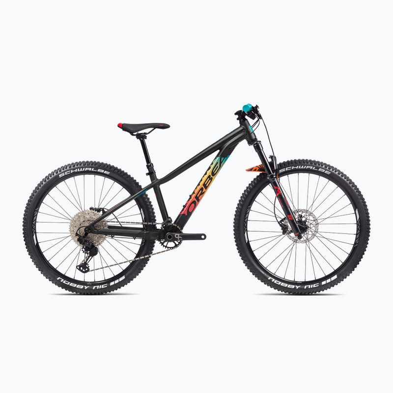 Vaikiškas dviratis Orbea Laufey 27 H10 2023 black matt/rainbow