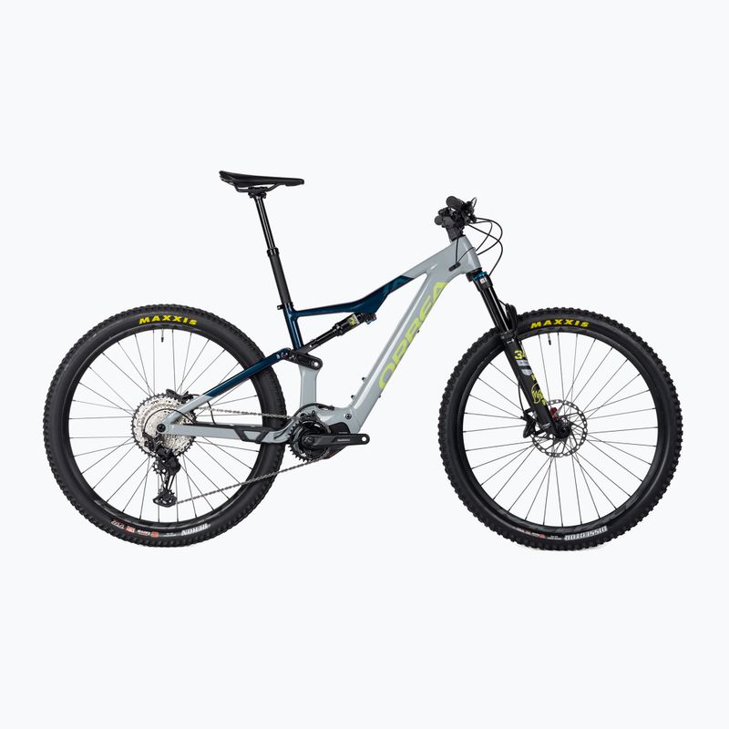 Orbea Rise H20 540Wh 2023 pilkai mėlynas elektrinis dviratis N37105V6