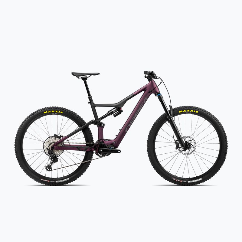 Orbea Rise Hydro 42V 540Wh 2023 metallic mulberry/black elektrinis dviratis