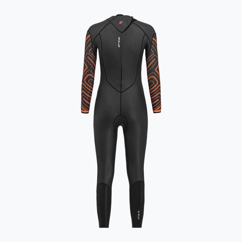 Moteriškas plaukimo hidrokostiumas Orca Vitalis Openwater Breast Stroke black 2