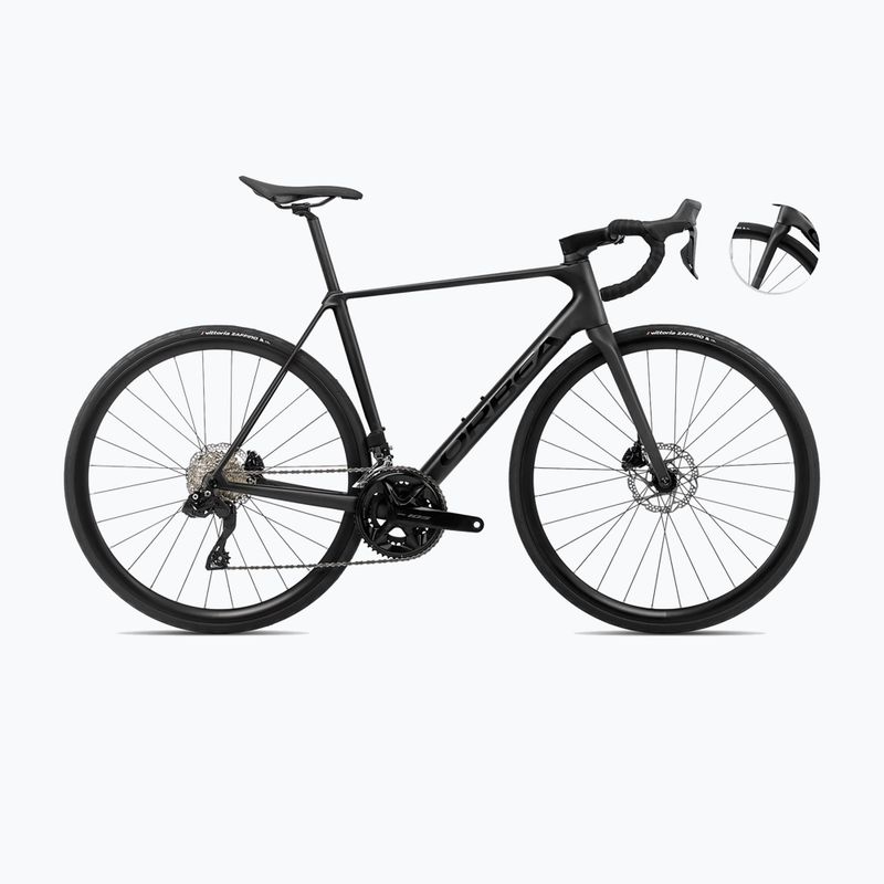 Orbea Orca M30i vulcano/black black juodas kelių dviratis 15