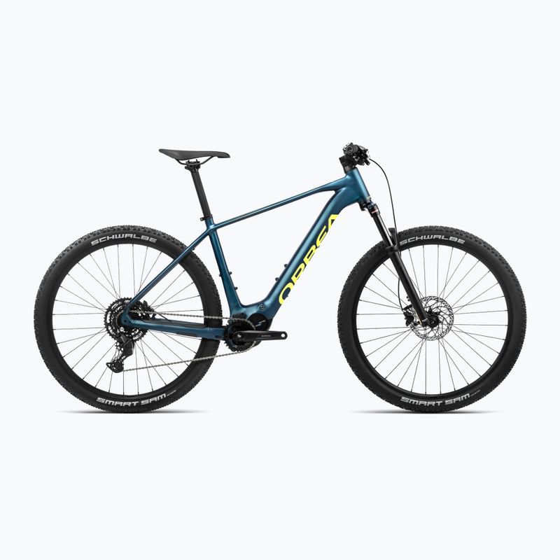 Elektrinis dviratis Orbea Urrun 40 2024 borealis blue/luminous yellow